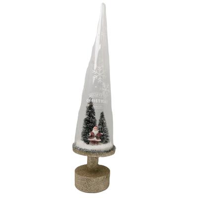 China event & Party Supplies Glass Christmas Ornament Blown Cone Ornaments Custom for sale