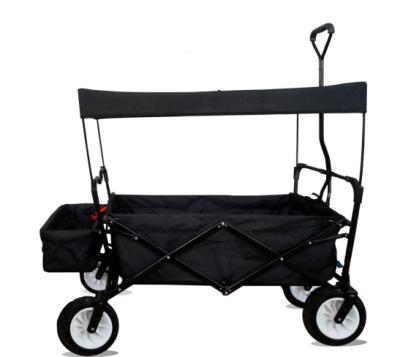 China Portable Oxford Cloth Tool Car With Folding Universal Wheel With Canopy for sale