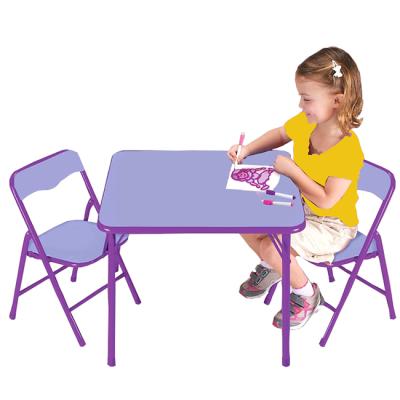 China Kids Living Room Furniture Easy Carry Foldable Child Seat And Table for sale