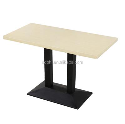 China Furniture Use KFC Hideaway Dining Table For Fast Food Restaurant for sale