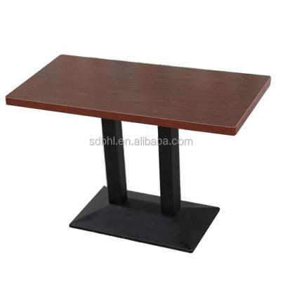 China Custom logo Morden KFC or Mcdonald fast food table for sale