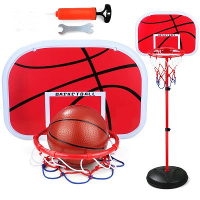 China Height Adjustable Kids Iron Bar Iron Sight Basketball Sight Toy Children's Basketball Hoop Indoor And Outdoor Sports Shooting Rack For Boys for sale