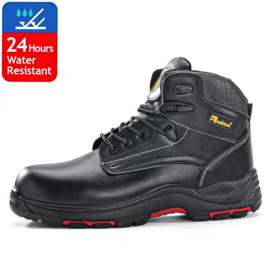 China Steel Toe Safetoe Composite Toe Cow Leather Safety Boot for Men Women Industrial and Construction Shoes for sale