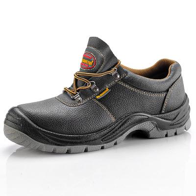 China Steel Toe Safetoe Steel Toe Cow Work Leather Safety Shoes With Low Cut Out Lightweight for sale