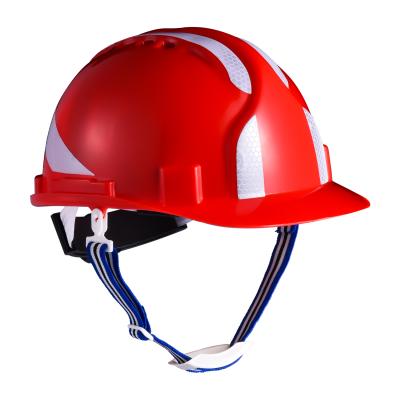 China W-036 Red ABS High Density Shell Safety Helmet Work Helmet for sale