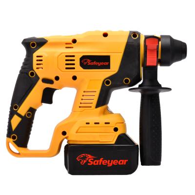 China Custom Wholesale Metal + Cordless Material ABS SAFEYEAR Impact Power Drill Machine- Electric Hammer for sale