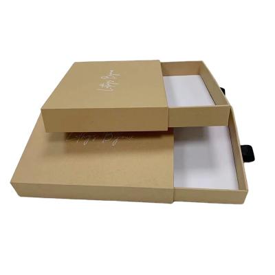 China Custom White Silk Printing Logo Drawer Hair Extension Dongguan Yongyi Recyclable Free Design Kraft Paper Boxes With Satin for sale