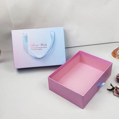 China Dongguan Yongyi Recyclable Free Design Logo Hand Drawer Type Packing Custom Logo Gift Box Plain Suitcase Saffron Saffron Packaging Box for sale