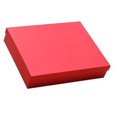 China Factory Wholesale Dongguan Yongyi Factory Wholesale Logo Lid And Bottom Paper Recyclable Custom Packing Gift Red Boxes for sale