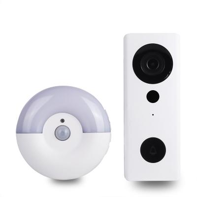 China Tuya Wireless Video Doorbell 2022 wifi/433MHZ Network Smart Doorbell 1080p Camera for sale