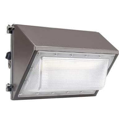 China USA Canada LED Wall Pack Lamp Polycarbonate 60W 130lm/w DLC ETL Free Shipping With Photocell for sale