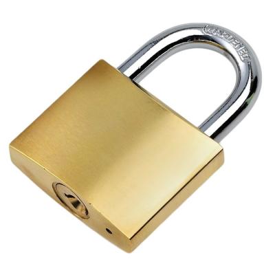 China * 60mm heavy duty solid brass padlock lock, hardened 20 75mm shackle for sale