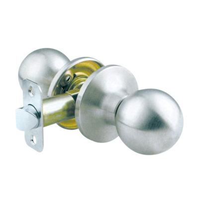 China Round And Square Cylindrical Tubular Rosette Door Knob Lock Steel Door/Mood Door $Entry Privacy Passage Sets for sale