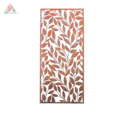 China Europe Corten Privacy Screens Steel Corten Screen Manufacturer Decorative Garden Screens for sale