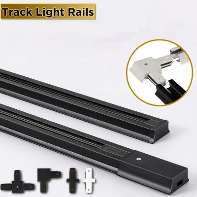 China track lighting system rail connector accessories and 1m 2m modern led track light rail for sale