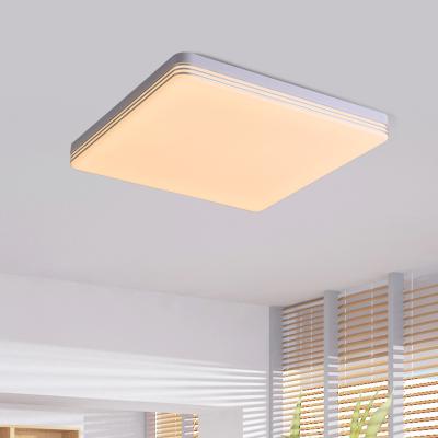 China New Chixiong 2022 UFO Silver Round DC Panel Light Surface Mounted Square Ceiling Lamp for sale