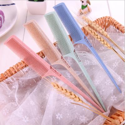 China Comb home wholesale products plastic comb. salon hairdressing haircut tip tail comb clipping for sale