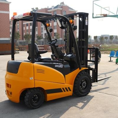 China Hot 2000kg Low Fuel Consumption Chinese Battery Powered Forklift Truck 2 Ton Electric Forklift For Sale for sale