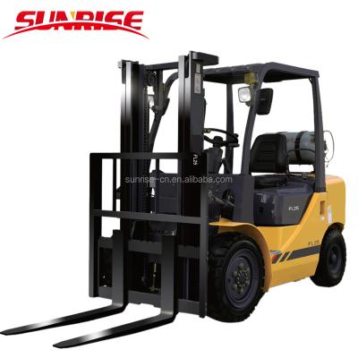 China Good quality dual fuel LPG gasoline counterweight forklift with 2ton-7ton nissan engine for sale