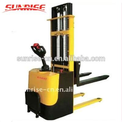 China Garment Shops 1.0 Ton With Best Price Full Electric Stacker for sale