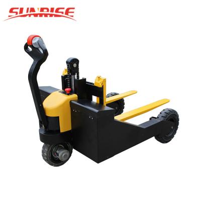 China China Supplier Small Electric Rough Terrain Walkie Pallet Truck For Construction Site Using 100*25mm for sale