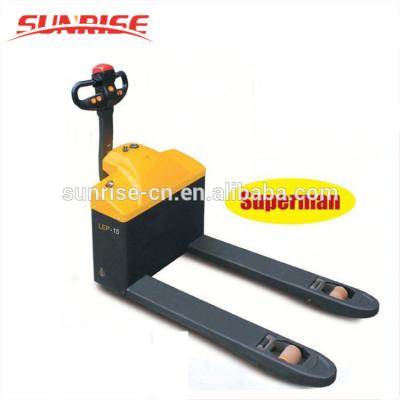 China Brand New 252*67mm Electric Loading Pallet Truck for sale