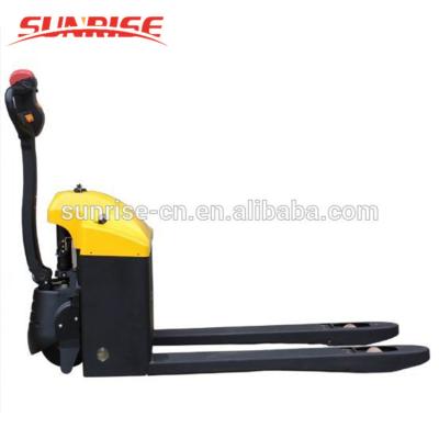 China 1.5ton electric pallet truck full cdt 252*67mm for sale