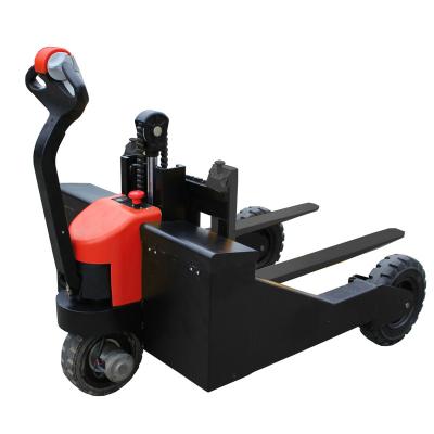 China high quality 1.5ton hand rough terrain pallet truck with 100*25mm PU wheels for sale