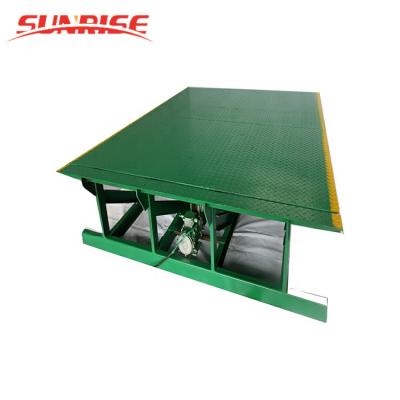 China 8000kg hydraulic dock ramp loading loading dock leveler for forklift use for sale