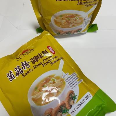 China Dried Halal Mushroom Seasoning Granulate Soup Base Mix Powder Without Add Additives for sale