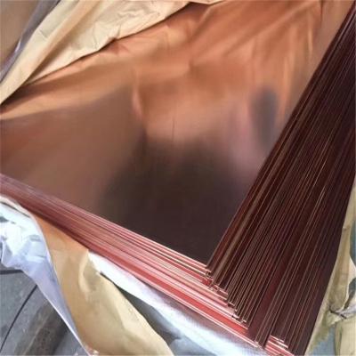 China Glatte Oberfläche C10200 Kupferblechplatte 2 mm dick lila für Architektur zu verkaufen