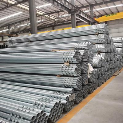 China Tubo redondo de aço galvanizado DC53D 90 mm OD 8 mm de espessura branco tira SUS à venda