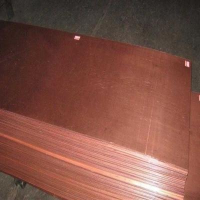 China 0.8mm T2 JIS Copper Sheet Metal Color Smooth Surface Architecture Use zu verkaufen