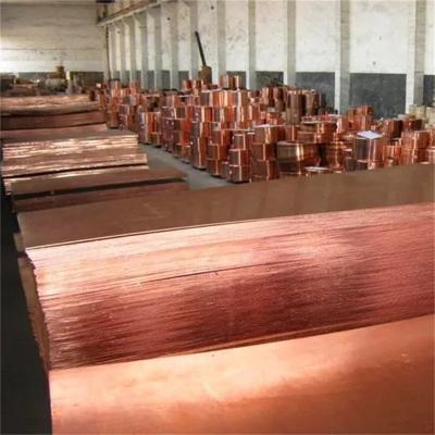 China Kupferplatten Platten Chinesisch Rot Kupferplatten 4 mm Dicke TP2 C12000 Grade ASTM Standard angepasste Größe zu verkaufen