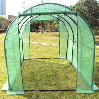 China 19mm European Stainless Steel Pipe Garden Greenhouse With Steel Frame for sale