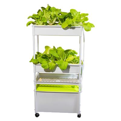 China Easy Growing Indoor Vertical Hydroponics System Complete Commercial Grow Lights For Breeding for sale