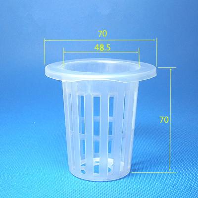 China food & Clear and Black Beverage Plant Grow Pots for Hydroponic Systems for sale