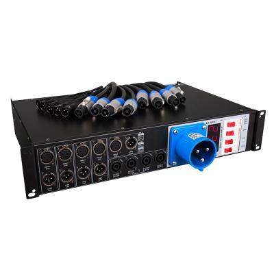 China All kinds of musical performance LAS4+1 lighting audio equipment light distribution box signal and power control sound distribution box for sale