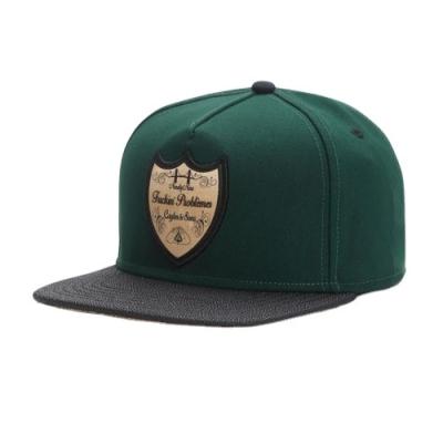 China SN2117 Green Color COMMON Flat Brim Hat With Patch High Quality Fashion Suede Snapback Custom Hat for sale