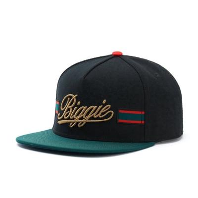 China Custom Color 6 Color COMBO Panel Black SN2127 Snapback Flat Brim Baseball Cap for sale