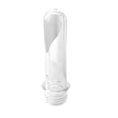 China Non spill standard 28mm pco 1881 short neck plastic PET bottle preform supplier for sale