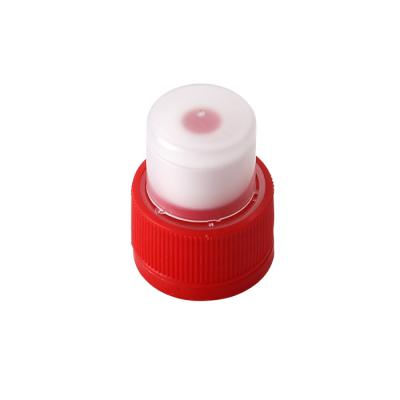 China Non Puddle PP Sport Water Bottle Cap High Quality Plastic Push Pull Supplier 28mm for sale