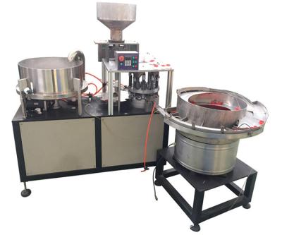 China food & Medicine Cap Assembling Machine Three Part Beverage Plant With Ring And Foam Liner for sale