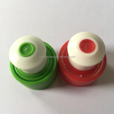 China Kids Safe Plastic 28mm Flip Top Sports Water Bottle Caps With Dust Cover for sale