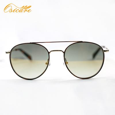 China Classic metal and windsor frame; Universal fit; 2020 new designer windsor comfort double bridge shades sun glasses custom made women men unisex for sale