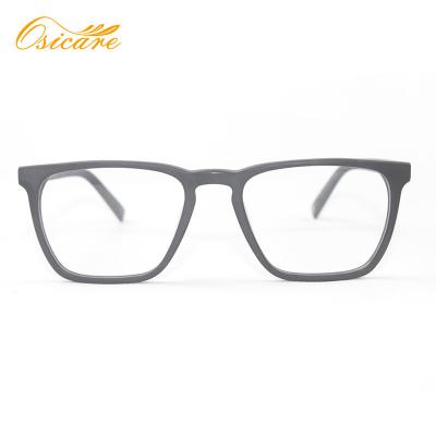 China Hand-polished acetate frame; Rated to universal fit; 2022 New Designer Square Acetate Man Women Matte Black Optical Frames And Glasses for sale