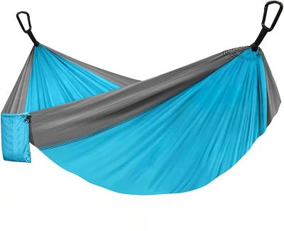 China Adult Camping Hammock, Heavy Duty Double Travel Hammocks, Outdoor Portable Backpacking Hammock With 2 Tree Straps for sale