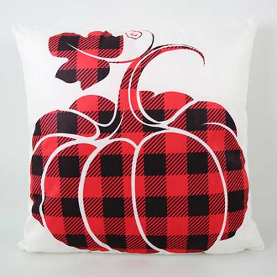 China Fall Velvet Pumpkin Decoration Folded Home Pillow for sale