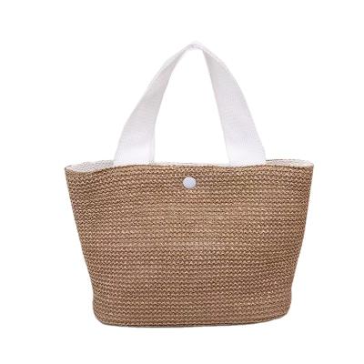 China 2022 new fashion beach summer fashion holiday bag woven straw bag for women bag retro handbag for sale