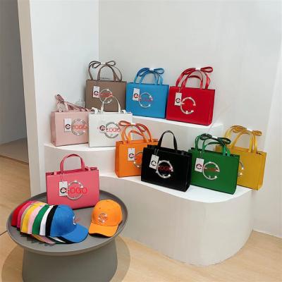 China 2022 fashion new spring cross body bag diamond-studded bag hat set one shoulder handbag for women can be customized logo for sale